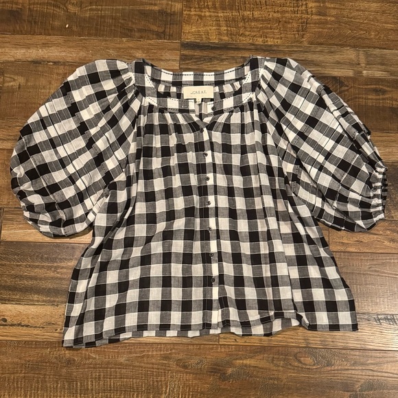 THE GREAT. Tops - THE GREAT. Checkered Shirt